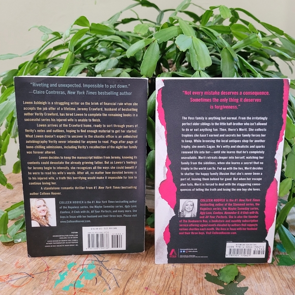 Verity and Without Merit By Colleen Hoover Book Bundle - Picture 2 of 5